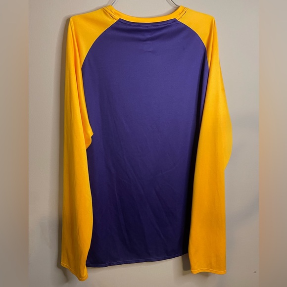 NCAA Long Sleeve T-Shirt LSU purple & Gold - Picture 2 of 3